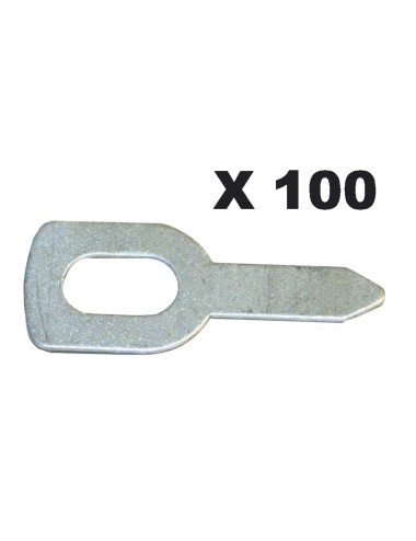 100 Straight Pulling Rings